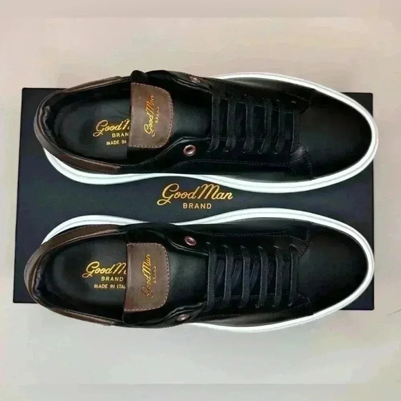 Good Man Brand Classic Legend London Sneakers Black / Dark Vachetta - Picture 6 of 12